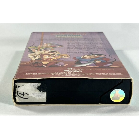 Walt Disney Chip N Dale Rescue Rangers Crime-busters Vintage 1991 Cassette Tape - Picture 5 of 7